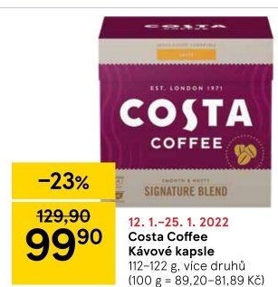 Kapsle kávové Dolce Gusto Costa Coffee