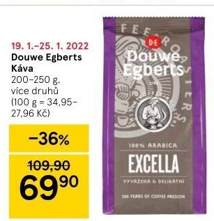 Káva Excella Douwe Egberts
