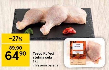 Kuřecí stehna Tesco