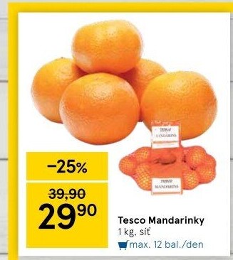 Mandarinky Tesco