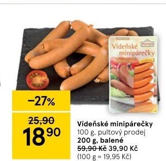 Minipárečky vídeňské Ponnath