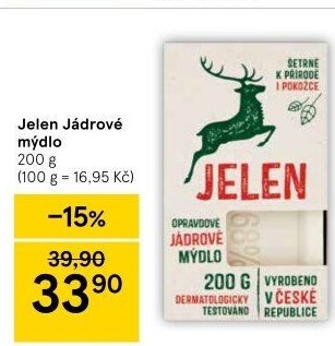 Mýdlo na praní Jelen