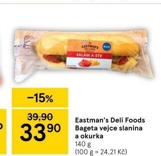 Obložená bageta Eastman'