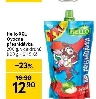 Ovocná kapsička Hello