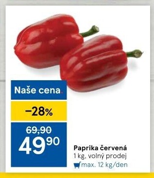 Paprika červená