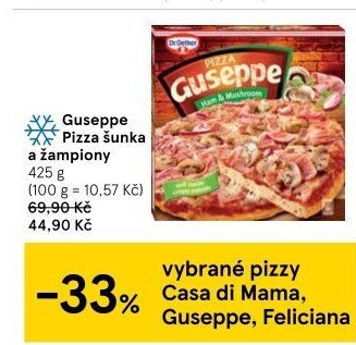 Pizza mražená Guseppe Dr. Oetker
