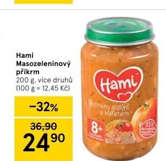 Příkrm masozeleninový Hami