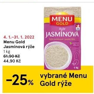 Rýže jasmínová Menu Gold