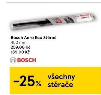 Stěrače Eco Bosch