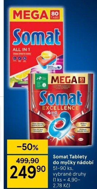 Tablety do myčky Somat
