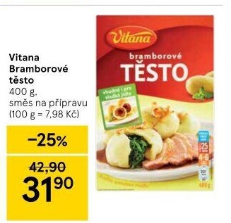 Těsto bramborové v prášku Vitana