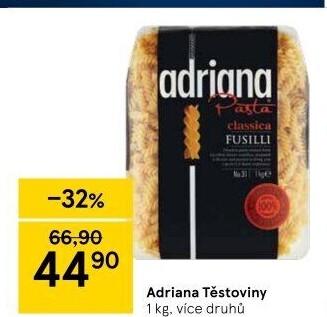 Těstoviny semolinové Adriana