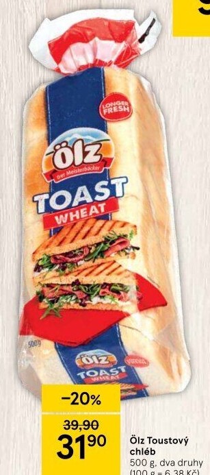 Toustový chléb Sandwich Soft Ölz