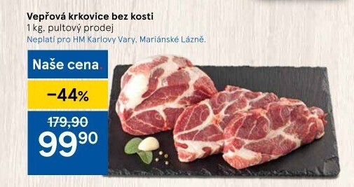 Vepřová krkovice bez kosti