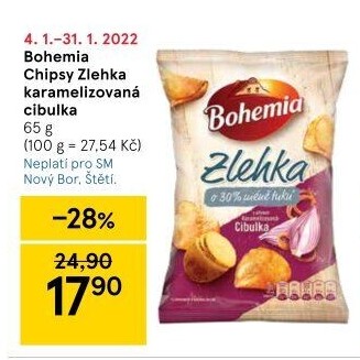 Chipsy Zlehka Bohemia Chips