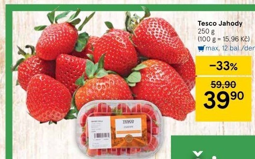 Jahody Tesco
