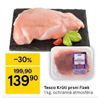 Krůtí prsní řízky Tesco