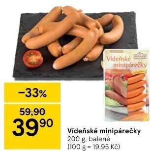 Minipárečky vídeňské Ponnath