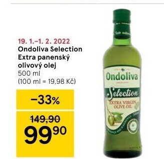 Olivový olej extra panenský Ondoliva
