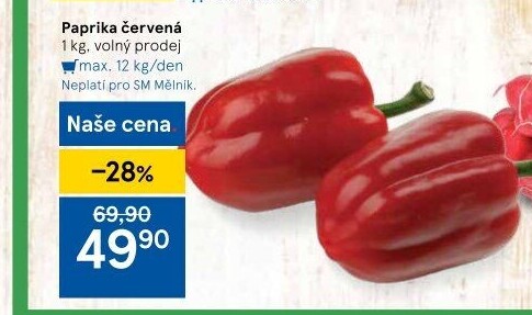 Paprika červená