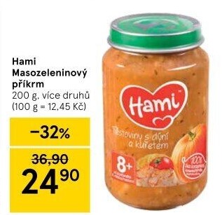 Příkrm masozeleninový Hami
