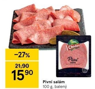 Salám pivní Beskydské uzeniny Chodura