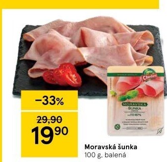 Šunka moravská výběrová Beskydské uzeniny Chodura