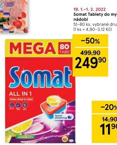 Tablety do myčky Somat