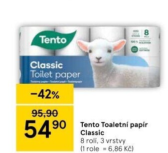Toaletní papír 3vrstvý Tento