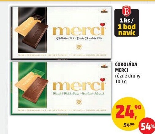 Čokoláda Merci