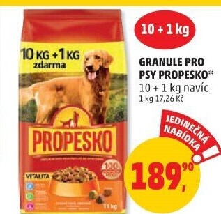 Granule pro psy Propesko