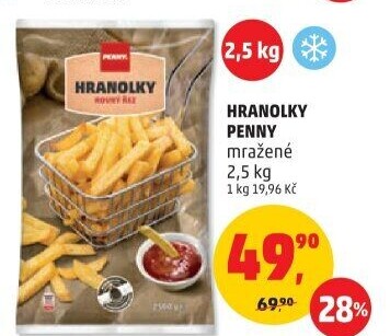 Hranolky mražené Penny