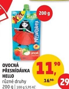 Ovocná kapsička Hello