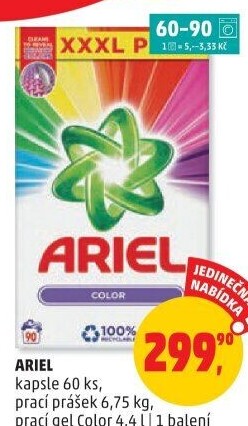 Prací kapsle Ariel