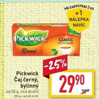 Čaj černý Pickwick