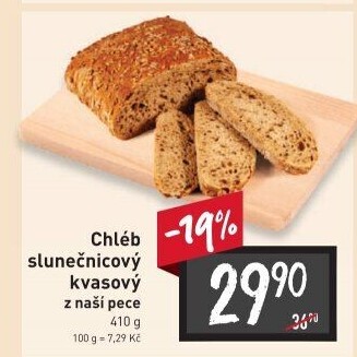Chléb kváskový slunečnicový