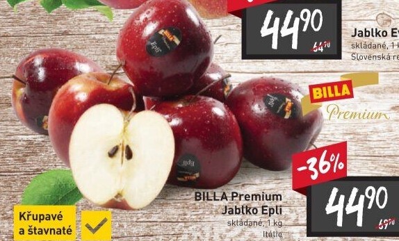 Jablka Epli Premium Billa