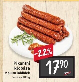Klobása pikantní