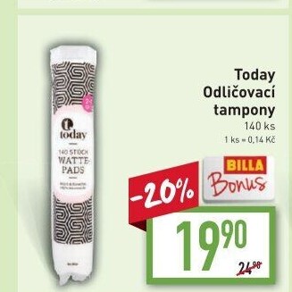 Odličovací tampony Today