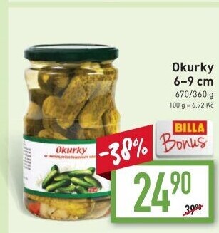 Okurky konzervované