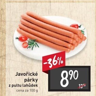 Párky javořické