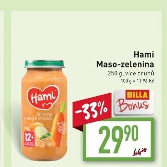 Příkrm masozeleninový Hami