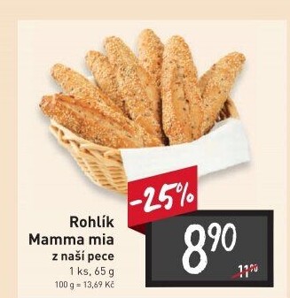 Rohlík Mamma mia