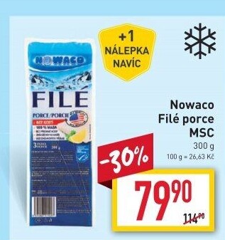 Rybí filé mražené Nowaco
