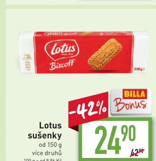 Sušenky Biscoff Lotus