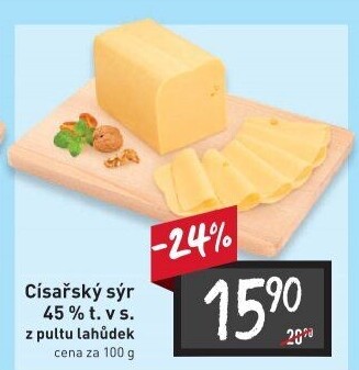 Sýr Císařský 45%
