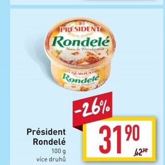 Sýr termizovaný Rondelé President