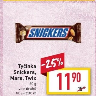 Tyčinka Snickers