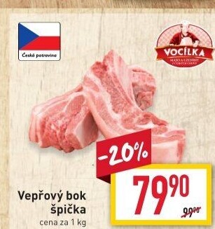 Vepřový bok špička Vocílka