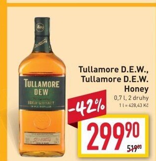 Whisky irská Honey Tullamore Dew